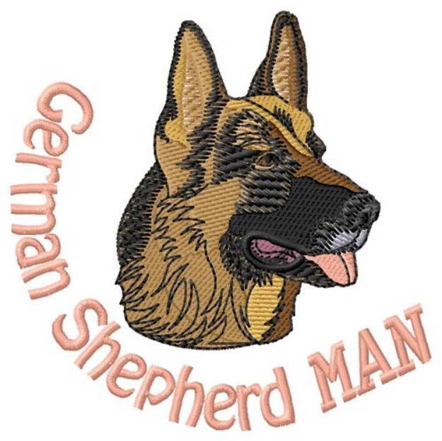 Picture of Shepherd Man Machine Embroidery Design