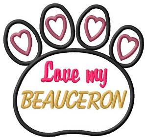 Picture of Beauceron Machine Embroidery Design