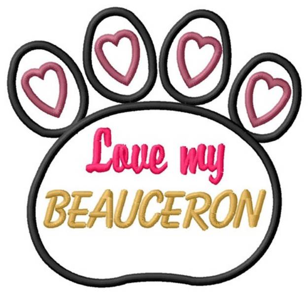 Picture of Beauceron Machine Embroidery Design