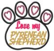 Picture of Pyrenean Shepherd Machine Embroidery Design