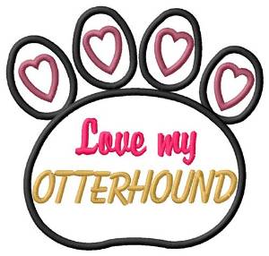 Picture of Otterhound Machine Embroidery Design