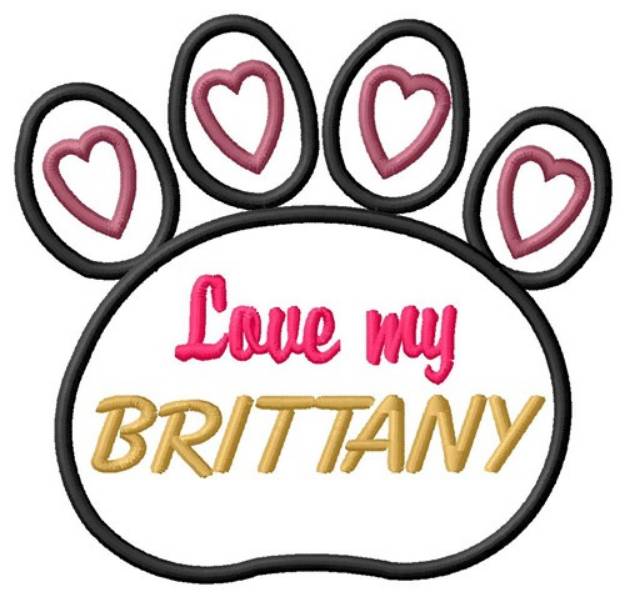 Picture of Brittany Machine Embroidery Design