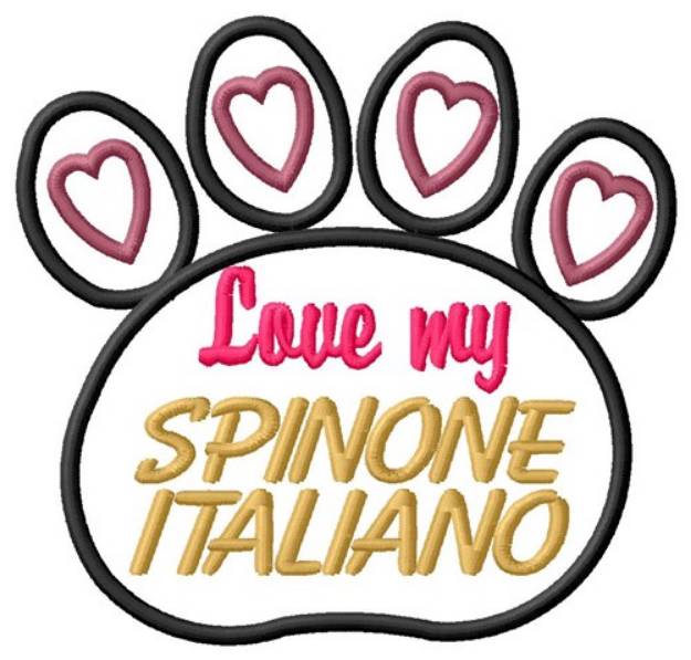 Picture of Spinone Italiano Machine Embroidery Design