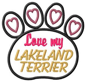 Picture of Lakeland Terrier Machine Embroidery Design