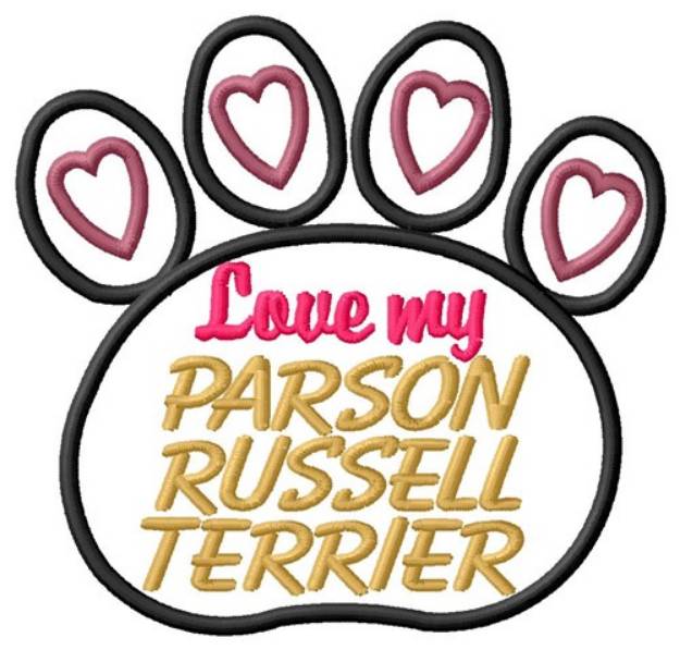 Picture of Parson Russell Terrier Machine Embroidery Design