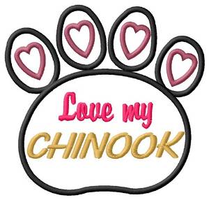 Picture of Chinook Machine Embroidery Design