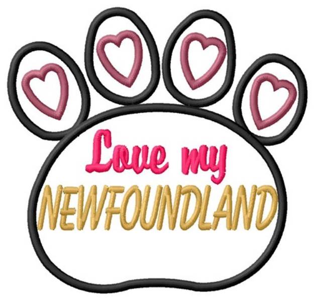 Picture of Newfoundland Machine Embroidery Design