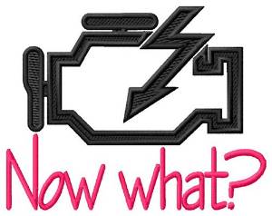 Picture of Now What? Machine Embroidery Design