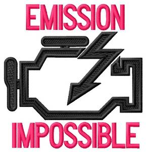 Picture of Emission Impossible Machine Embroidery Design