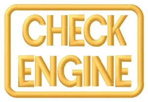 Picture of Check Engine Light Machine Embroidery Design