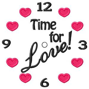 Picture of Time For Love Machine Embroidery Design