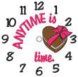 Picture of Anytime Chocolate Time Machine Embroidery Design