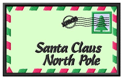 North Pole Applique Machine Embroidery Design