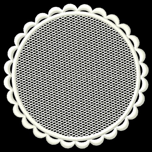 FSL Blank Circle Machine Embroidery Design