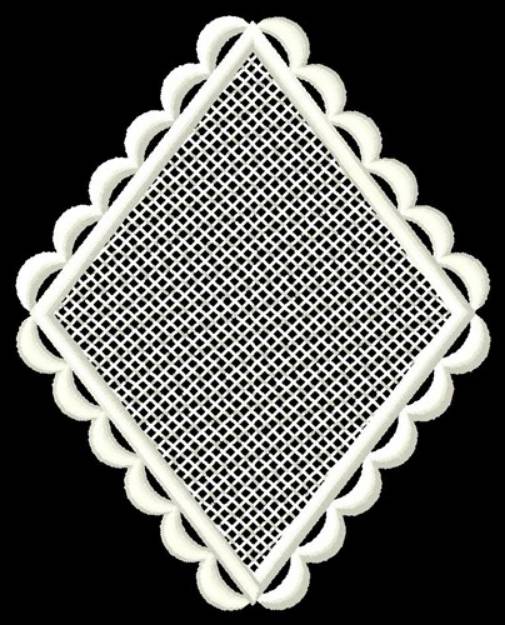 Picture of FSL Blank Diamond Machine Embroidery Design