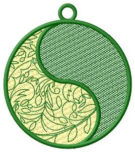 Picture of FSL Yin Yang Ornament Machine Embroidery Design