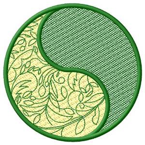 Picture of FSL Yin Yang Machine Embroidery Design