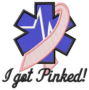 Picture of I Got Pinked Machine Embroidery Design