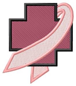 Picture of Rescue Pink Ribbon Machine Embroidery Design