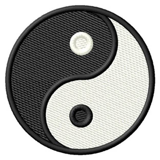 Picture of Yin Yang Machine Embroidery Design