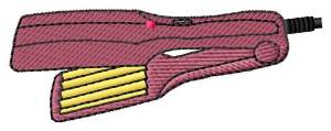 Picture of Pink Crimping Iron Machine Embroidery Design