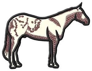 Picture of Apaloosa Applique Machine Embroidery Design