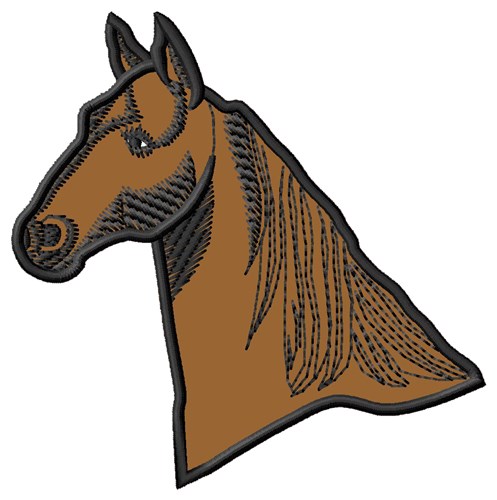 Tennessee Walking Horse Machine Embroidery Design