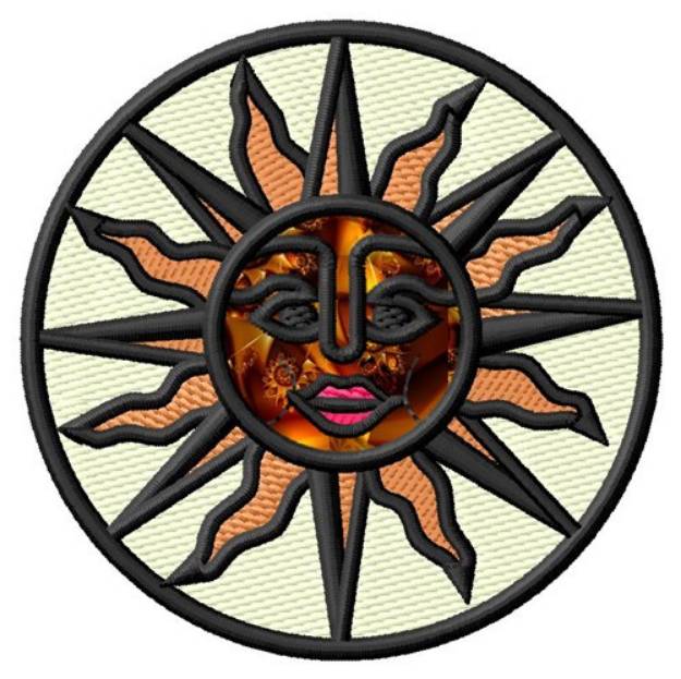 Picture of Sunshine Applique  Machine Embroidery Design