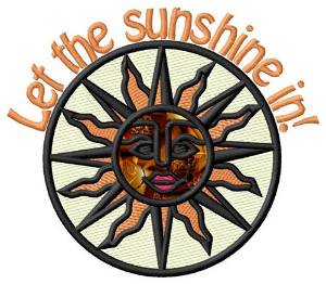 Picture of Sunshine In Applique  Machine Embroidery Design
