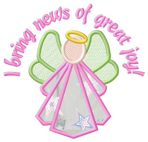 Picture of Great Joy Applique  Machine Embroidery Design