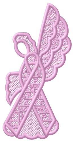 FSL Autism Angel Machine Embroidery Design