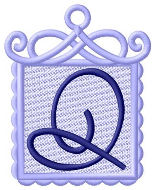 Picture of FSL Ornament Q Machine Embroidery Design