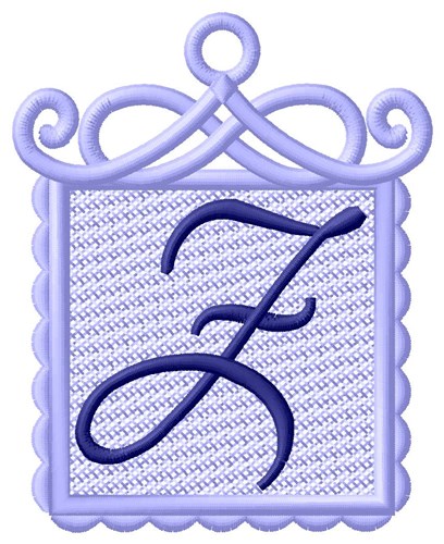 FSL Ornament Z Machine Embroidery Design