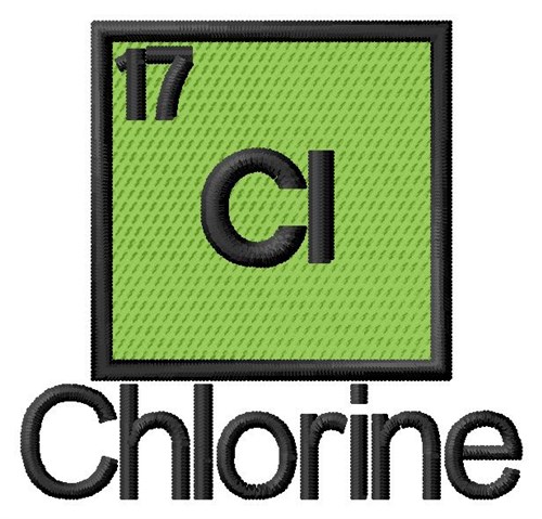 Chlorine Machine Embroidery Design