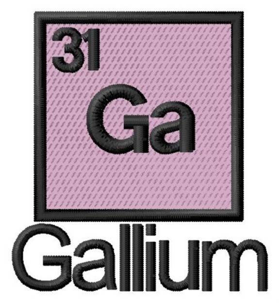Picture of Gallium Machine Embroidery Design