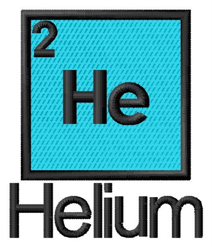 Helium Machine Embroidery Design