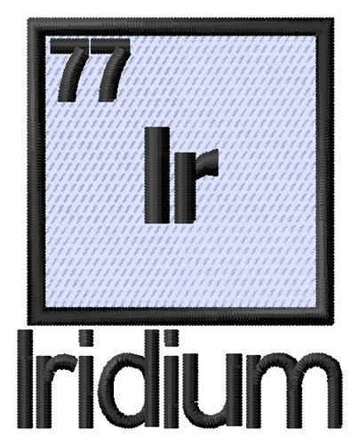 Iridium Machine Embroidery Design