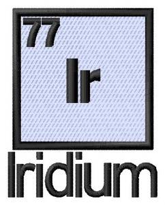 Picture of Iridium Machine Embroidery Design