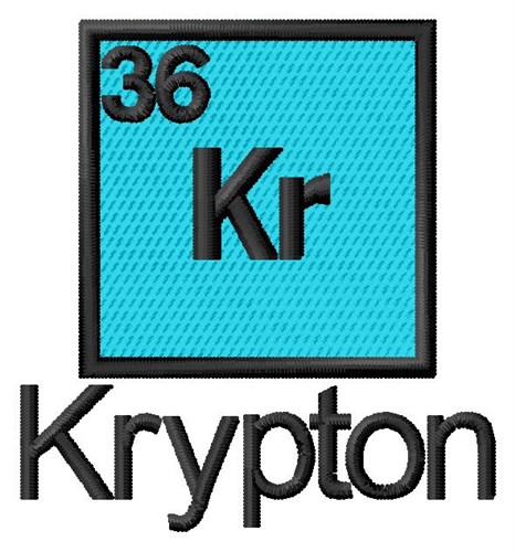 Krypton Machine Embroidery Design