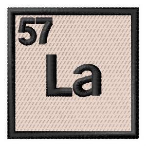 Picture of Atomic Number 57 Machine Embroidery Design