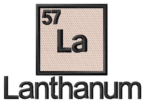 Lanthanum Machine Embroidery Design