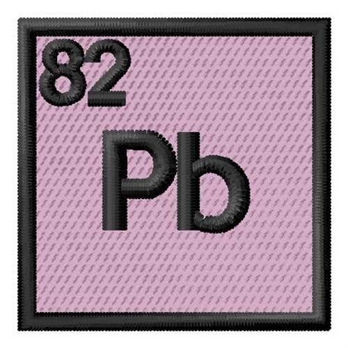 Atomic Number 82 Machine Embroidery Design