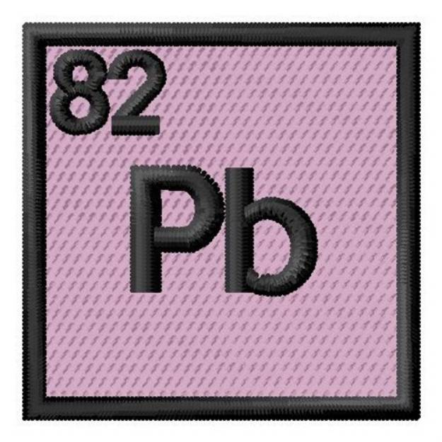 Picture of Atomic Number 82 Machine Embroidery Design
