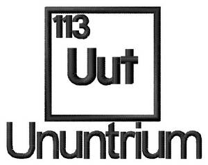 Picture of Ununtrium Machine Embroidery Design