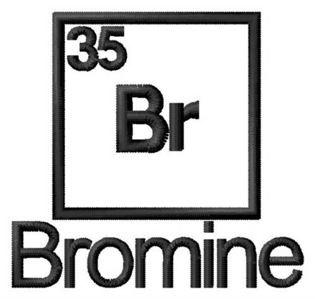 Picture of Bromine Machine Embroidery Design
