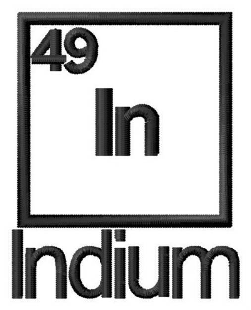 Picture of Indium Machine Embroidery Design