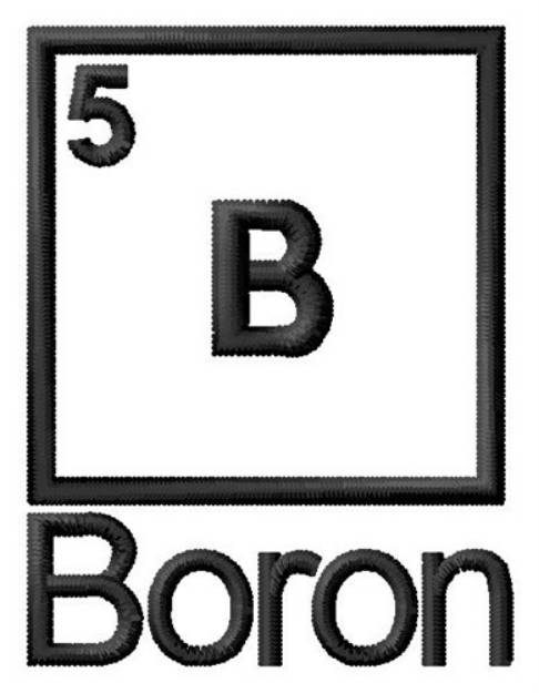Picture of Boron Machine Embroidery Design