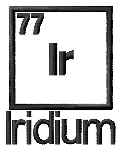 Iridium Machine Embroidery Design