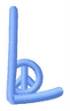 Picture of Blue Peace L Machine Embroidery Design