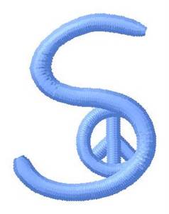 Picture of Blue Peace S Machine Embroidery Design